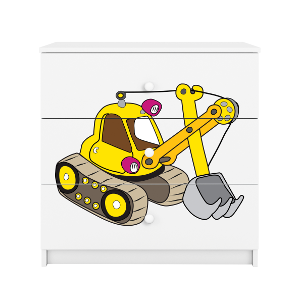 Babydreams chest of drawers – Excavator