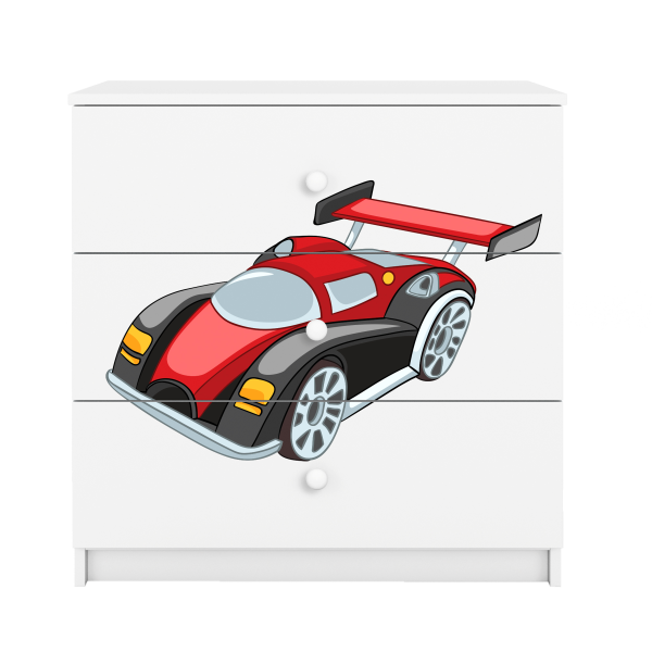 Babydreams chest of drawers – Racing car