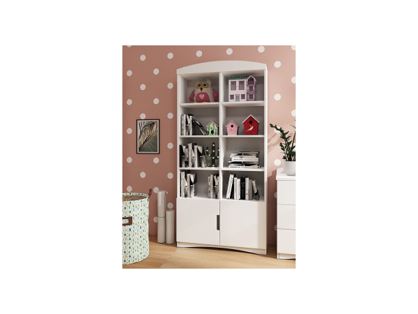 Classic double bookcase