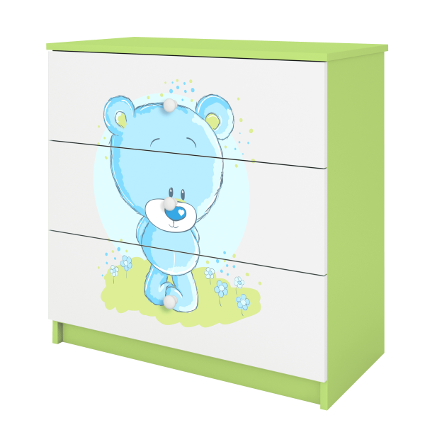 Babydreams chest of drawers – blue teddy bear