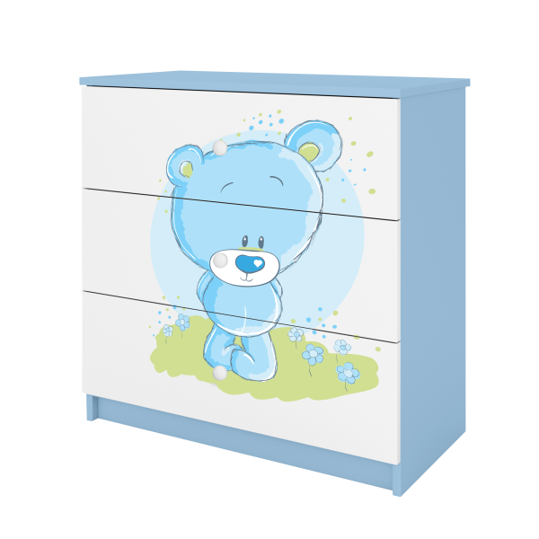 Babydreams chest of drawers – blue teddy bear