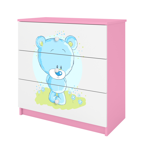 Babydreams chest of drawers – blue teddy bear