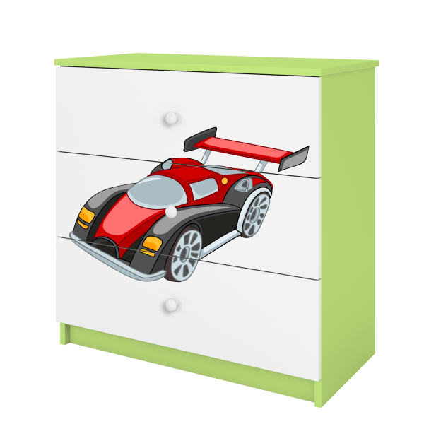 Babydreams chest of drawers – Racing car