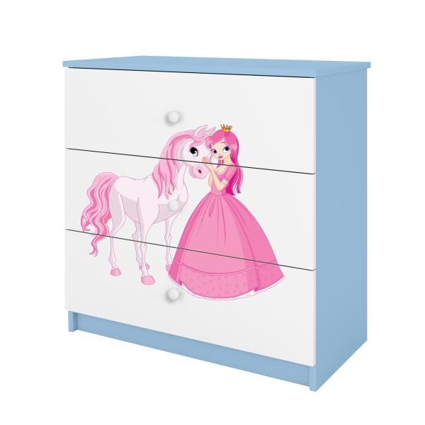 Babydreams chest of drawers – The princess and the horse