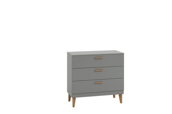 Kubi grey chest of drawers