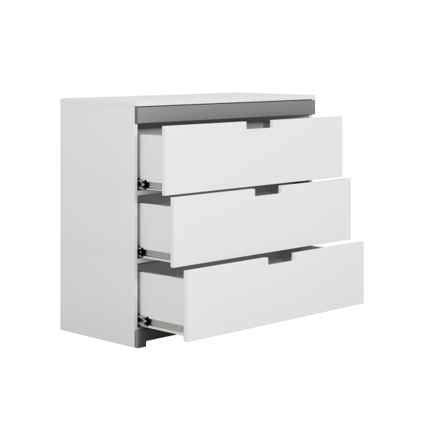 Tomi Lacquered chest of drawers