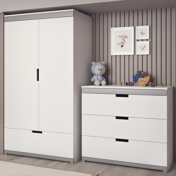 Tomi Lacquered chest of drawers